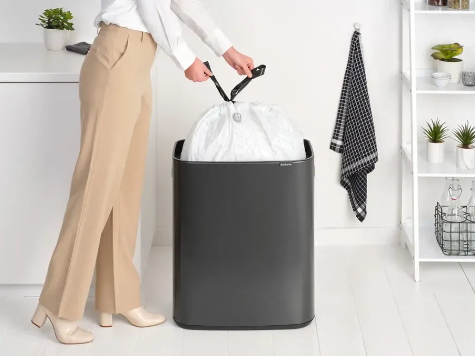 Best Brabantia Bo touch bin 60 L, Confident Grey Gris