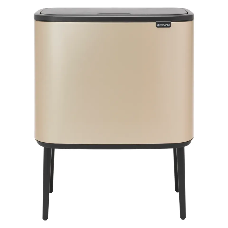 Discount Brabantia Bo Touch Bin 36 L, Metallic Gold BeigeNegro