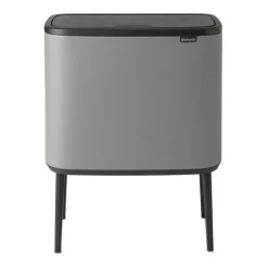Clearance Brabantia Bo Touch Bin 36 L, Mineral concrete grey Gris