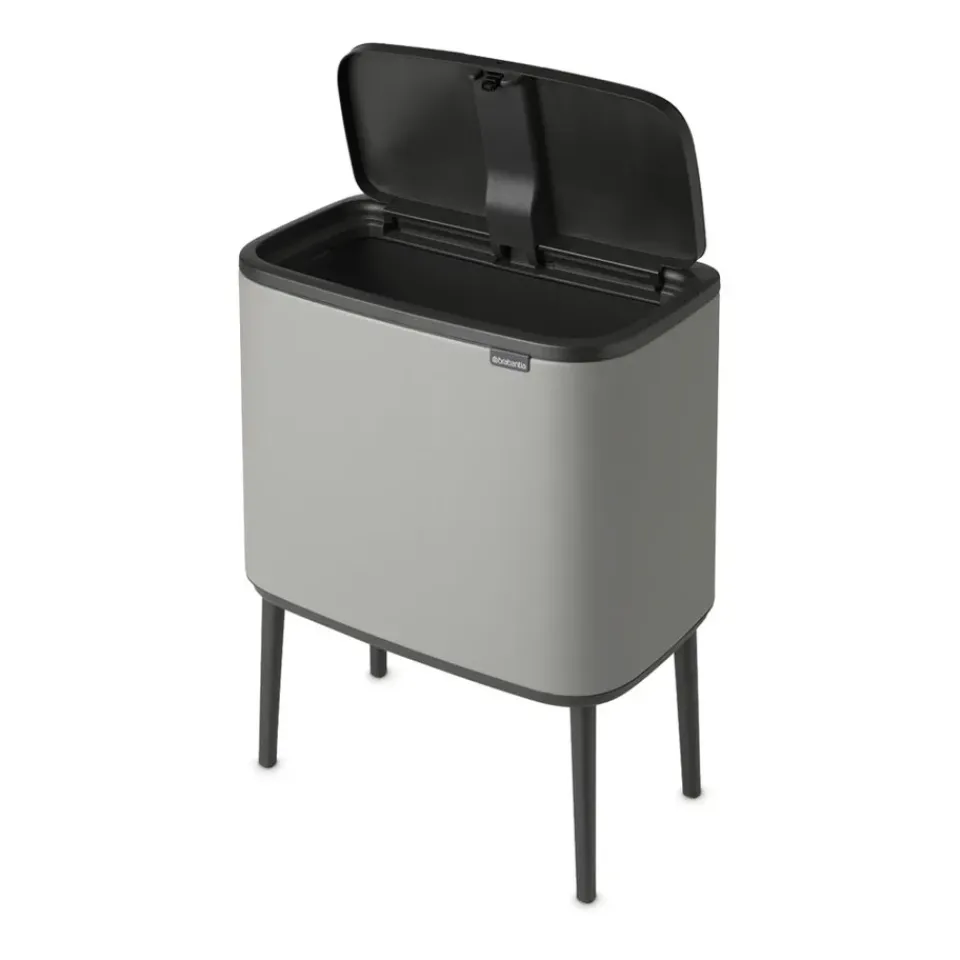 Clearance Brabantia Bo Touch Bin 36 L, Mineral concrete grey Gris