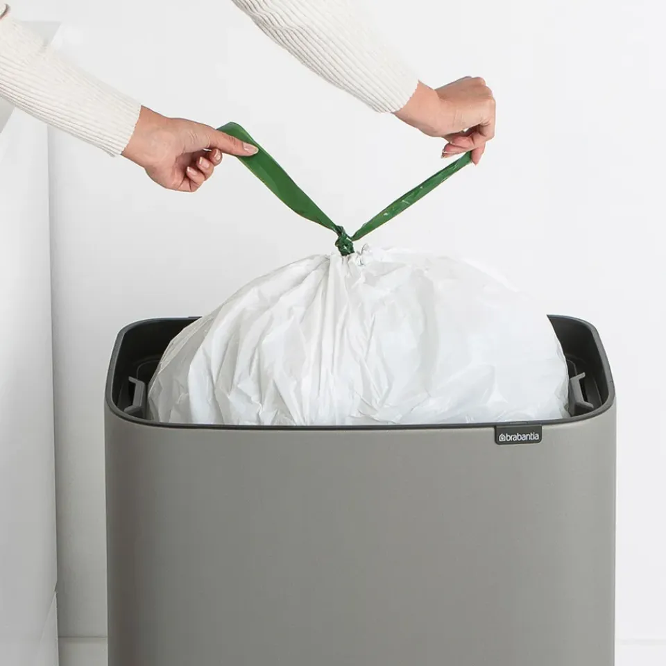 Clearance Brabantia Bo Touch Bin 36 L, Mineral concrete grey Gris