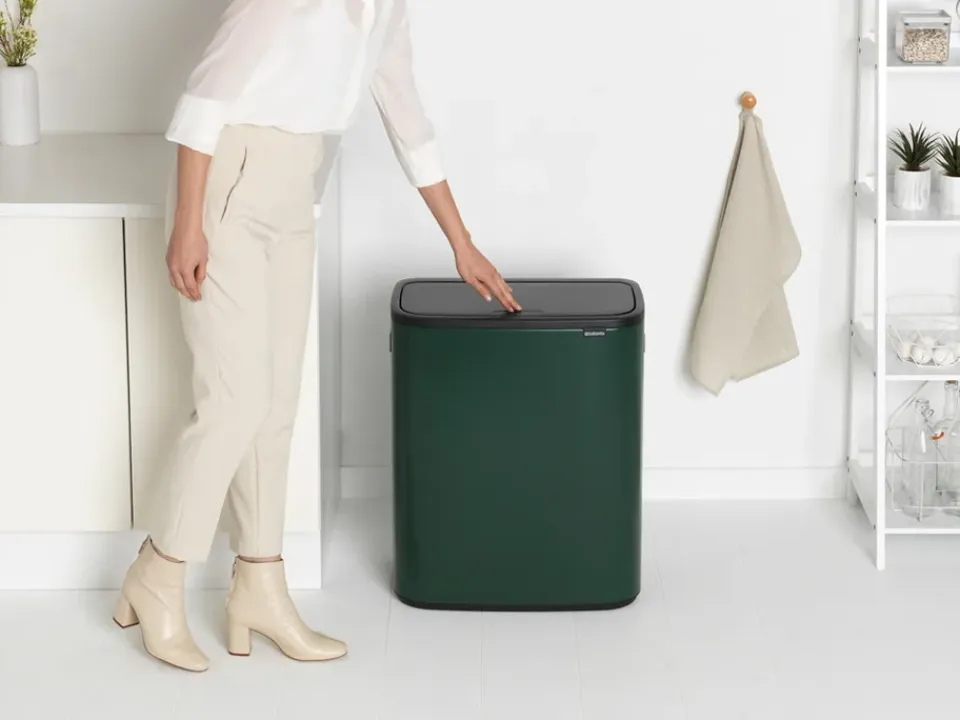 Discount Brabantia Bo touch bin 60 L, Pine green Verde