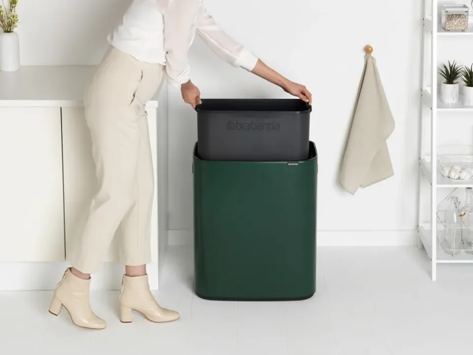 Discount Brabantia Bo touch bin 60 L, Pine green Verde