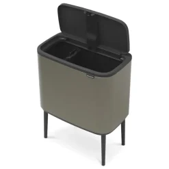 New Brabantia Bo Touch Bin 11+23 L, platino BeigeGris