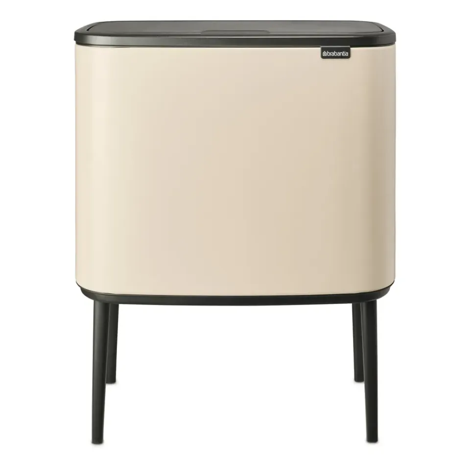 Hot Brabantia Bo Touch Bin 3 x 11 L, Soft Beige