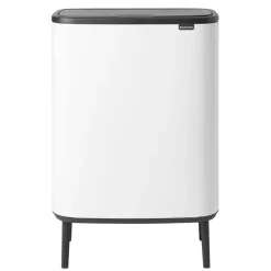 Hot Brabantia Bo touch bin high 60 L, Blanco