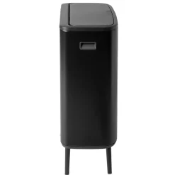 New Brabantia Bo touch bin high 60 L, mate Negro