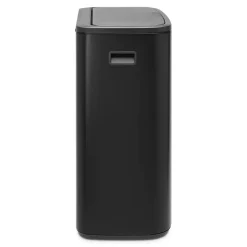 Outlet Brabantia Bo touch bin 2x30 L, mate Negro