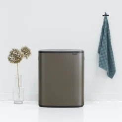 Sale Brabantia Bo touch bin 2x30 L, Platinum Gris