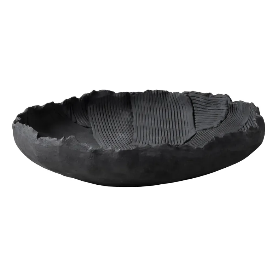 Online Mette Ditmer Bol Art piece patch Ø35 cm, Black Negro