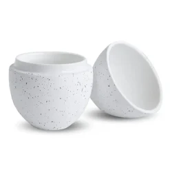 Best Cooee Design Bol Bonbonniere 14 cm, White-mud Blanco