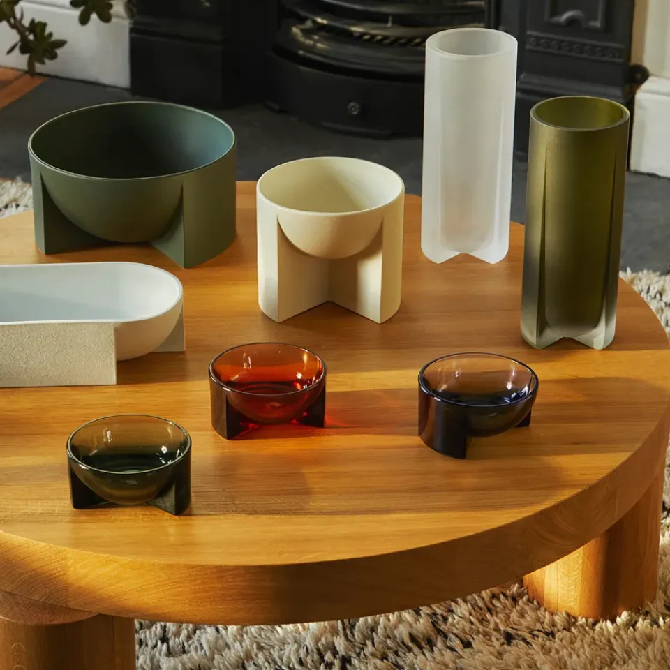 Best Iittala Bol cerámica Kuru 12x24 cm, musgo Verde