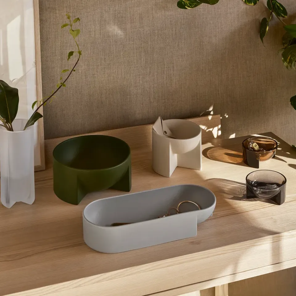 Best Iittala Bol cerámica Kuru 12x24 cm, musgo Verde