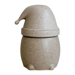 New DBKD Bol con tapa Eating Santa grande, Beige