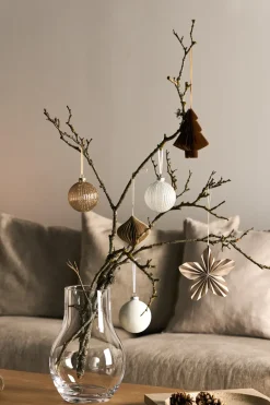 Online Scandi Living Bolas de Navidad Holiday 6 unidades, Blanco