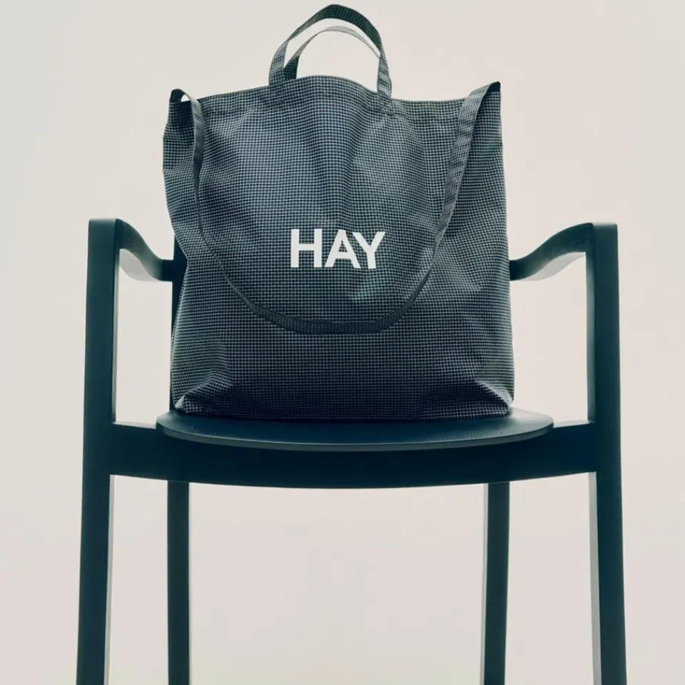 Sale HAY Bolsa Grid Crossover Bag medium, Dark blue, medium Azul