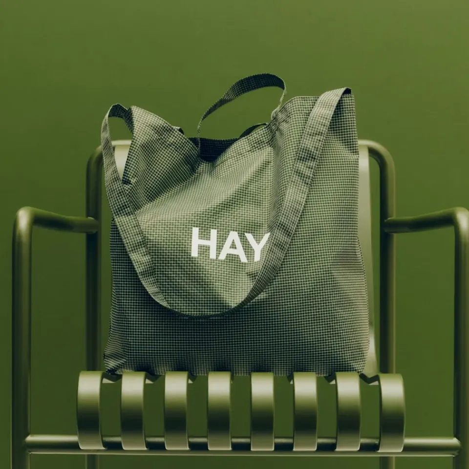 Best HAY Bolsa Grid Crossover Bag medium, Dark green, medium Verde