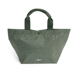 HAY Bolsa Grid Everyday Bag, Dark green, mini Verde