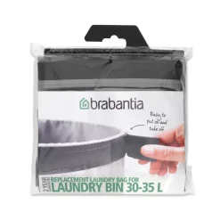 Hot Brabantia Bolsa para cubo de colada , 34 L Gris