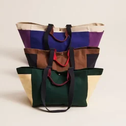 Clearance HAY Bolsa Weekend Bag Organic S, Brown multi Marrón