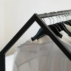 Best Essem Design Burro de ropa Clothing House, Negro