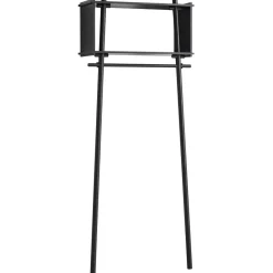 Sale Woud Burro para ropa Töjbox, Pequeño, roble lacado oscuro Negro