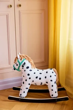 Sale Kid's Concept Caballo balancín Pippi, Blanco-negro BlancoNegro