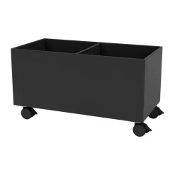 Hot Montana Caja de almacenaje Colour Box III, Black Negro