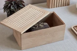 Discount Andersen Furniture Caja de almacenaje Gourmet 35x20x16,5 cm, Oak Marrón