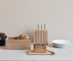 Discount Andersen Furniture Caja de almacenaje Gourmet 35x20x16,5 cm, Oak Marrón