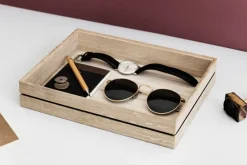 New MOEBE Caja de almacenaje Organise 17x25 cm, Wood Marrón