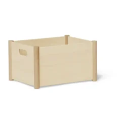 Outlet Form & Refine Caja de almacenaje Pillar M, Haya Beige