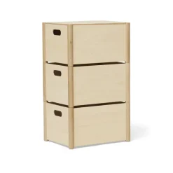 Outlet Form & Refine Caja de almacenaje Pillar M, Haya Beige