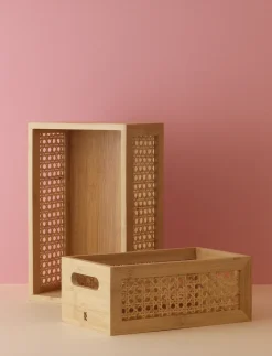 Discount RIG-TIG Caja de almacenamiento Bamboo box 20x30 cm, Bambú Beige