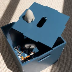 Online Nofred Caja de almacenamiento Cube Storage, Azul