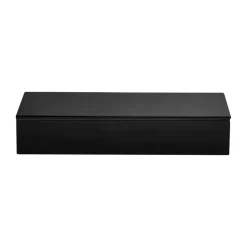 Online Mojoo Caja de almacenamiento lacada Lux 38x19x7 cm, Negro