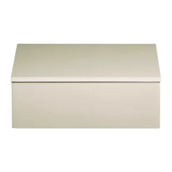 Sale Mojoo Caja de almacenamiento lacada Lux 19x19x7 cm, Latte Gris