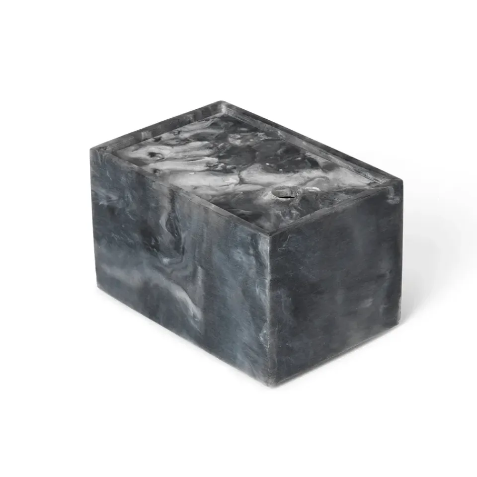 Discount Ferm Living Caja de almacenamiento Mist 10x15 cm, Charcoal Gris