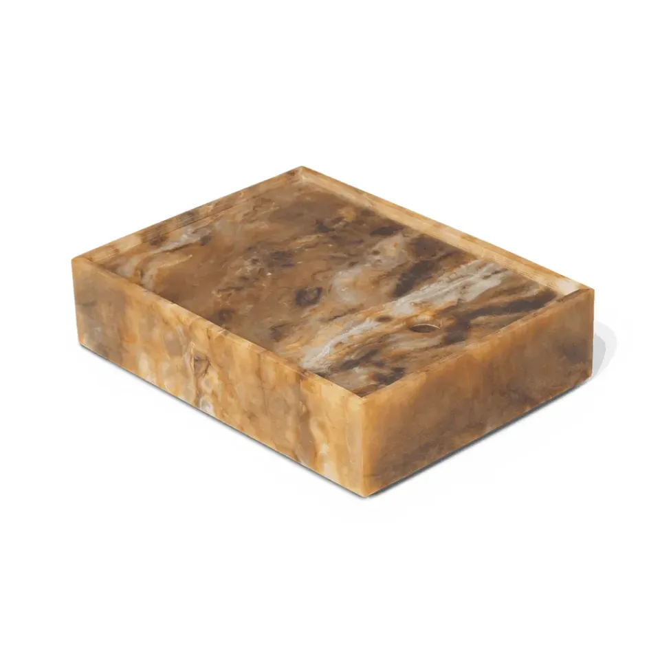 Best Ferm Living Caja de almacenamiento Mist 15x20 cm, Sugar kelp Marrón