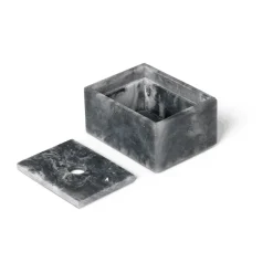 Ferm Living Caja de almacenamiento Mist 7,5x10 cm, Charcoal Gris