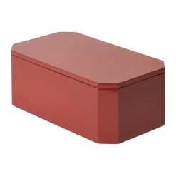 Best Ferm Living Caja de almacenamiento Nova 15x25 cm, Picante Red Rojo