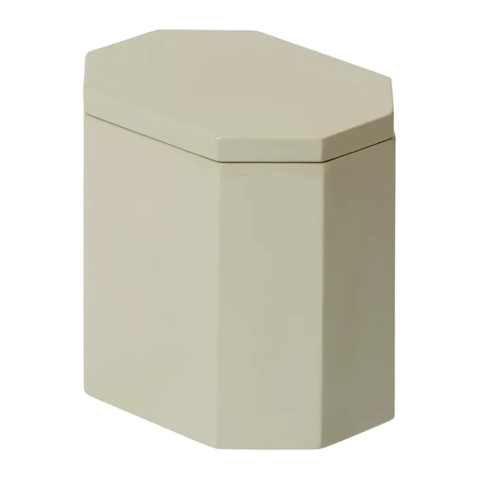 Ferm Living Caja de almacenamiento Nova 7,5x10 cm, Light Celedon Gris