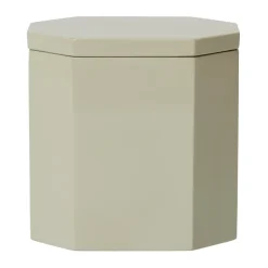 Ferm Living Caja de almacenamiento Nova 7,5x10 cm, Light Celedon Gris