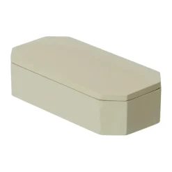 Best Ferm Living Caja de almacenamiento Nova 10x20 cm, Light Celedon Gris