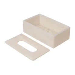 Sale Ferm Living Caja de pañuelos Mist 12x21,5 cm, Pearl Beige