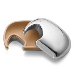 Georg Jensen Caja Elephant 7x10 cm, Acero inoxidable-amarillo PlateadoAmarillo