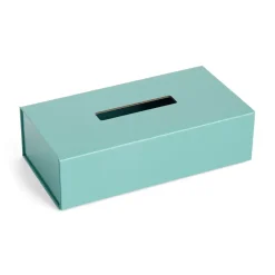 Discount HAY Caja para pañuelos Colour Storage 24,5x13 cm, Ocean blue Azul