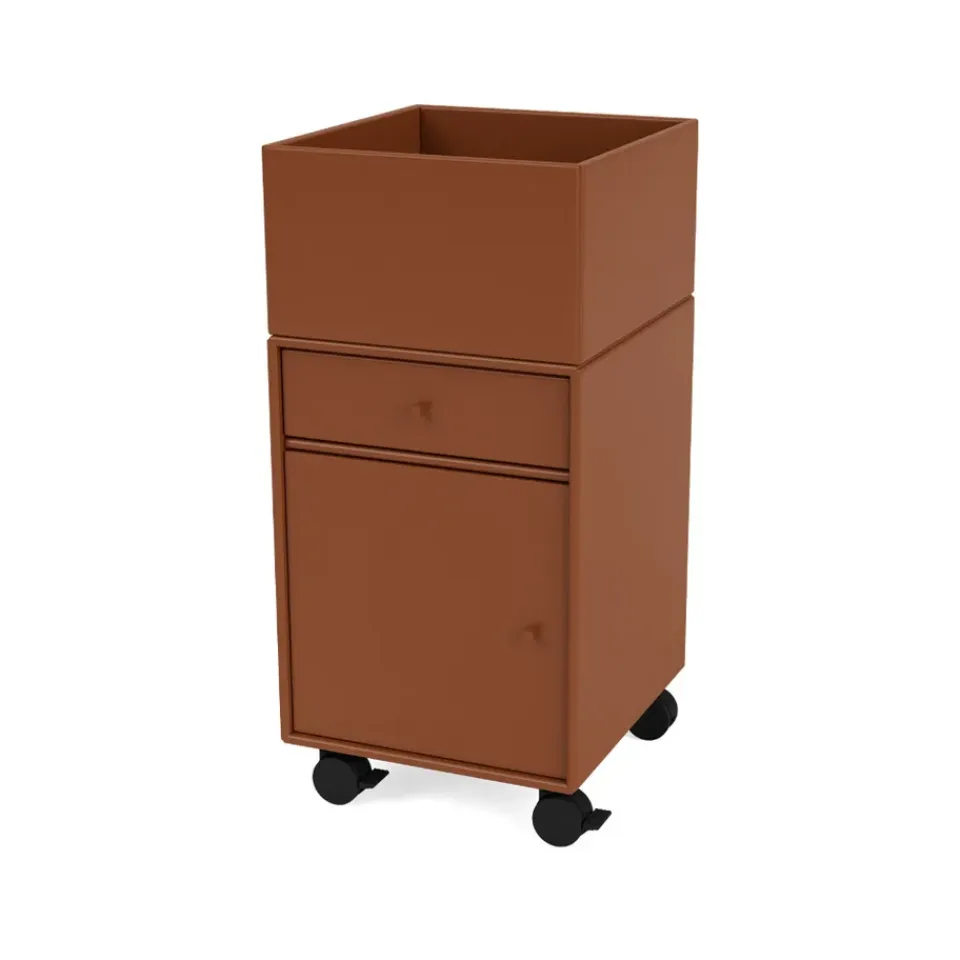 Clearance Montana Cajonera con ruedas Runner, Hazelnut 146 Marrón