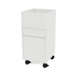 Clearance Montana Cajonera con ruedas Runner, White 01 Blanco