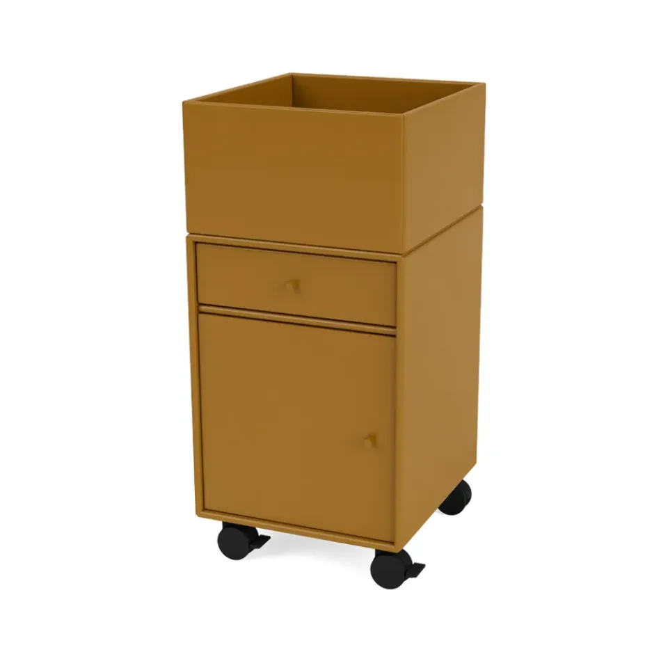 Hot Montana Cajonera con ruedas Runner, Amber 142 Amarillo